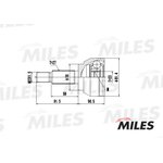 ШРУС наружный FORD MONDEO 1.8/2.0 00-07 (без ABS) (GKN 303610) GA20117