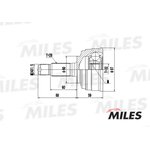 ШРУС наружный HONDA ACCORD 1.8/2.0 86-96 (GKN 302013) GA20126