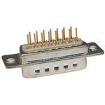 172-025-113R001, D-Sub Standard Connectors D-Sub Conn 25P M Dip Solder NICKEL