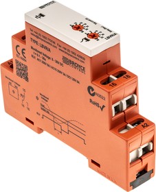 Фото 1/6 LBVR/A 12-24VDC, Voltage Monitoring Relay, SPDT, 12 → 24V dc, DIN Rail