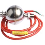 010-3089, Horizontal, Vertical Stainless Steel Float Switch, Float, 1m Cable, Relay