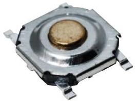 Фото 1/2 PTS525SM08SMTR2 LFS, Тактильная кнопка, PTS525 Series, Top Actuated, SMD (Поверхностный Монтаж), Round Button, 160 гс