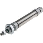 Pneumatic Piston Rod Cylinder - 16mm Bore, 40mm Stroke, ISO 6432 Series ...