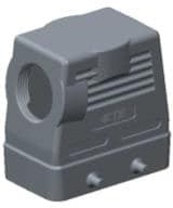 Фото 1/2 T1230160132-100, Heavy Duty Power Connectors High Construction Hood M32 Side Entry