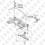 FP0753R, Стойка стабилизатора Chevrolet Lacetti 05- передняя правая FIXAR