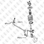 FP0761, Тяга стабилизатора CITROEN C-Crosser 07- MITSUBISHI ASX,Lancer,Outlander ...