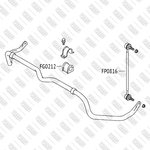 FP0816, Тяга стабилизатора SUZUKI Grand Vitara 05-  LR FRONT