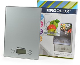ERGOLUX ELX-SK02-С03 платформа 5 кг, серый, Весы