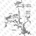 FP0819, Стойка стабилизатора Audi A4 A5 Q5 07- передняя левая правая FIXAR