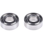 DDL-1360ZZMTRA1P24LY121 Double Row Deep Groove Ball Bearing- Both Sides Shielded ...