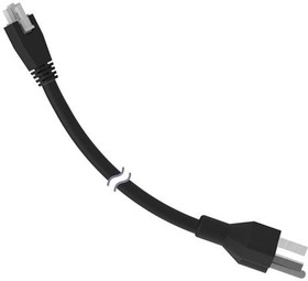 LQMAC-310B, AC Power Cords Cordset Molex to AC Plug Double Ended; 3-pin Straight Female; 3-pin Straight Male Connectors; 3.1 m (10.17 ft) in