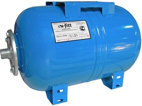 544303, WAO100-U, Гидроаккумулятор WAO для водоснабжения горизонтальный UNI-FITT присоединение 1" 100л