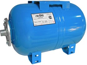 544299, WAO80-U, Гидроаккумулятор WAO для водоснабжения горизонтальный UNI-FITT присоединение 1" 80л
