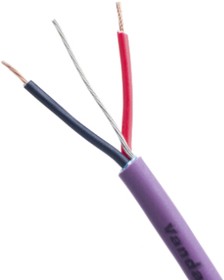 Фото 1/3 278-401-000, Screened Line level Low Voltage signal Cable, 0.22 mm² CSA, 3.9mm od, 100m, Purple