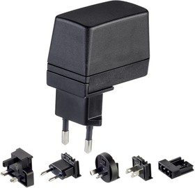 Фото 1/2 EDV1898113RS, 7.2W Plug-In AC/DC Adapter 24V dc Output, 300mA Output