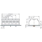 862-505, 4-conductor chassis-mount terminal strip - without ground contact - ...