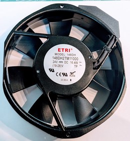 Вентилятор ETRI 148DH2TM11000 172x150x38 24V (19-28V)16.4W 2pin клемма крепеж-2 отверстия