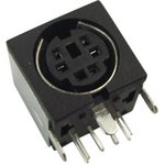TM 0508 A/8, Mini DIN PCB Socket, Female, 8 Contacts