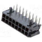 0430451601, Conn Wire to Board HDR 16 POS 3mm Solder RA Side Entry Thru-Hole Tray