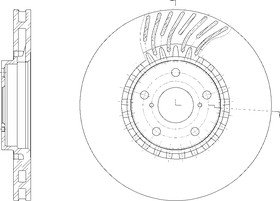 GR-21091, Диск тормозной