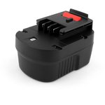 Аккумуляторная батарея (аккумулятор) TopOn для электроинструмента Black & Decker ...