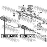 Пыльник рулевой правый HONDA CR-V RD1 1996-2001 HRKB-004