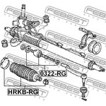 Пыльник рулевой рейки HRKB-RG