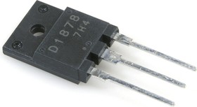 Фото 1/2 2SD1878, Биполярный транзистор, NPN, 1500 В, 5 А, 60 Вт