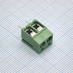 DG305-5.0-02P-14-00A(H), (зелёный), Винтовой клеммный блок с защитой провода ...
