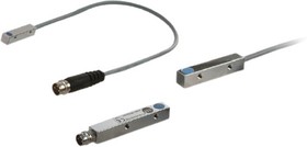 871FM-M2NP8-E2, Inductive Rectangular-Style Inductive Proximity Sensor, 2 mm Detection, PNP Normally Open Output, 24