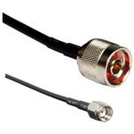 C58LL-RPSM-2438-NM, Male RP-SMA to Male N Type Coaxial Cable, 96in ...
