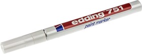 Фото 1/3 751-049, White 1 → 2mm Fine Tip Paint Marker Pen for use with Glass, Metal, Plastic, Wood