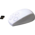 MOUNA-SIL-RFCWH, AccuMed 5 Button Wireless Medical Optical Mouse White