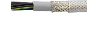Фото 1/2 470077CY CL321, Control Cable, 7 Cores, 0.75 mm², CY, Screened, 50m, Transparent PVC Sheath