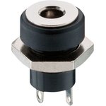 1614 17, DC Power Connector, Socket, Straight x 3.6 x mm