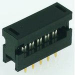 14-Way IDC Connector Plug for Cable Mount, 2-Row