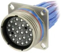 ELIOAQ6SB, Fiber Optic Connectors Adaptor for Quadrax SZ 8 Female Insert, Souriau-Sunbank | купить в розницу и оптом