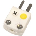 SHX-KI-M, Thermocouple Connector, Plug, Type K, Miniature, 2 Positions, IEC ...