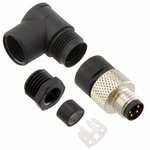 1554209, Circular Metric Connectors SACC-M 8MR-4CON-M