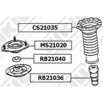 MS21020 Опора амортизатора