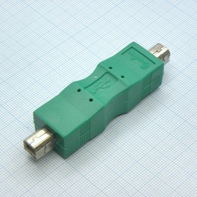Фото 1/3 USB ADAPTER BM/BM (23), (переходник), Переходник с вилки USB тип B на вилку USB тип B