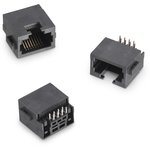 615008150021, Модульный разъем, Tab Up, RJ45 Jack, 1 x 1 (Порт), 8P8C ...