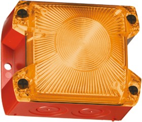 Фото 1/2 21510104000, PY X-S-05 Series Amber Flashing Beacon, 230 V ac, Panel Mount, Xenon Bulb