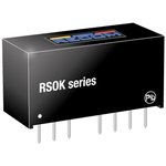 RSOK-2405SZ/H3, Isolated DC/DC Converters - Through Hole 1W 9-36Vin 5Vout 200mA