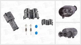7811439, Разъём 2-х контактный (ответная часть 7811410) (комплектация: 2-pin, 2 уплотнения, уплотнение кабе