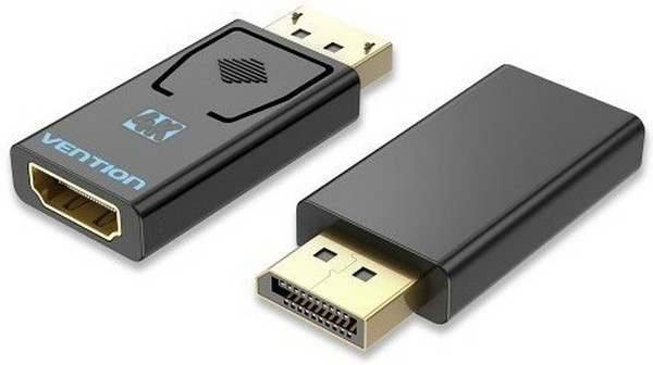 70694 Переходник UGREEN MM137 DisplayPort (male) to HDMI (female) 4K60Hz Цвет - черный.