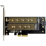 ORIENT C301E, Переходник PCI-Ex4- NGFF (M.2) M-key PCI-E SSD + SATA- NGFF (M.2) ...