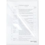 Папка-уголок жесткая А4, прозрачная, 0,15 мм, BRAUBERG EXTRA, 271701