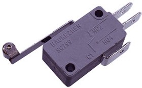 SC799-520, микропереключатель 3 контакта 250В 16А (520), пластина с роликом 30мм, Китай | купить в розницу и оптом