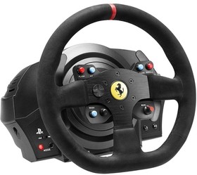 Фото 1/3 THR62, Руль + педали ThrustMaster T300 Ferrari Integral Racing Wheel Alcantara Edition